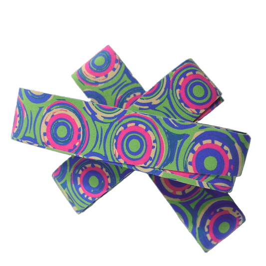 Tora green pattern chamois grip