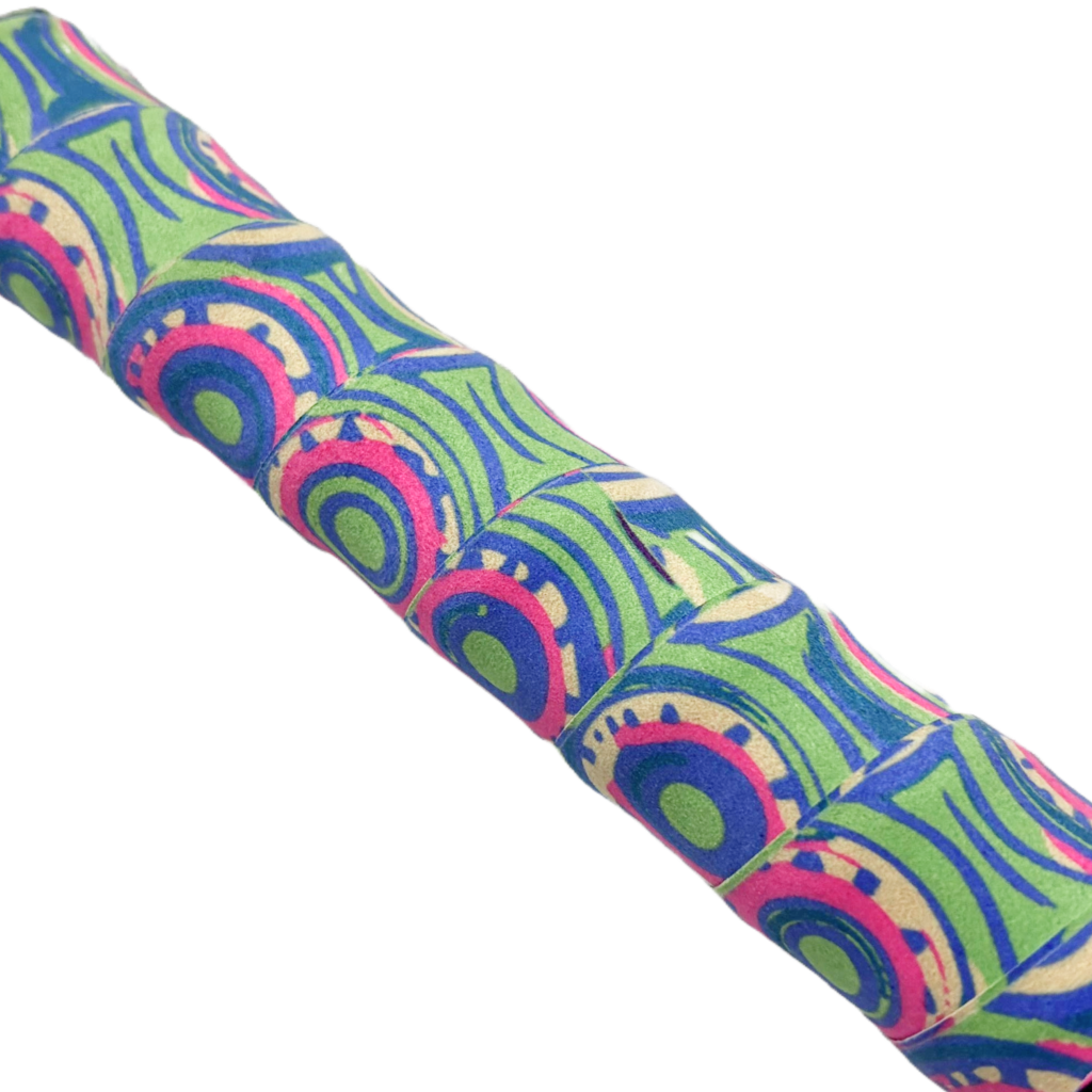 Tora green pattern chamois grip