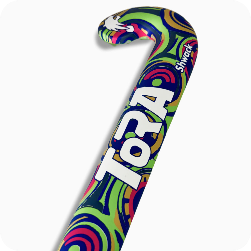 Tora Shwack Green - 10% Carbon -  junior hockey sticks
