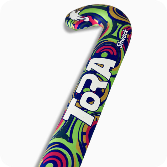 Tora Shwack Green - 10% Carbon -  junior hockey sticks