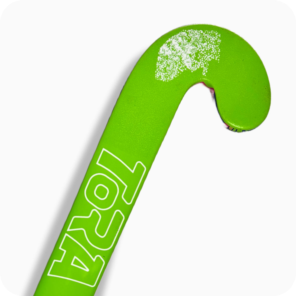 Tora Shwack Green - 10% Carbon -  junior hockey sticks