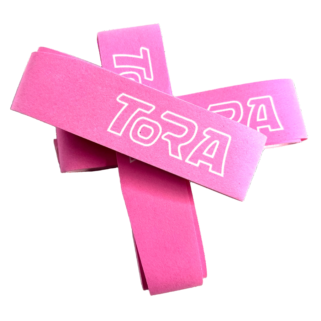 Tora pink logo chamois grip