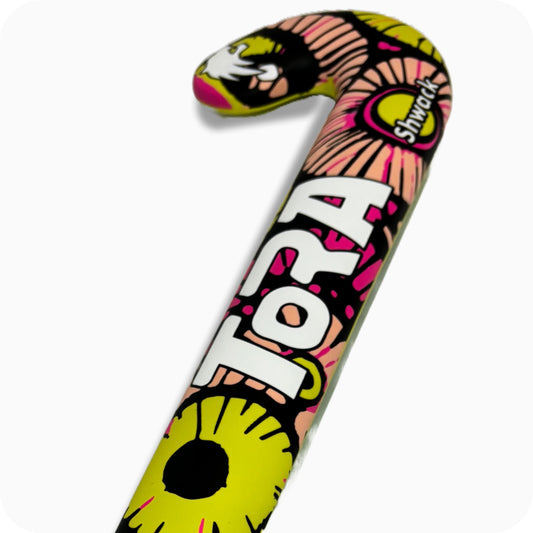 Tora Shwack Yellow - 10% Carbon - junior hockey sticks